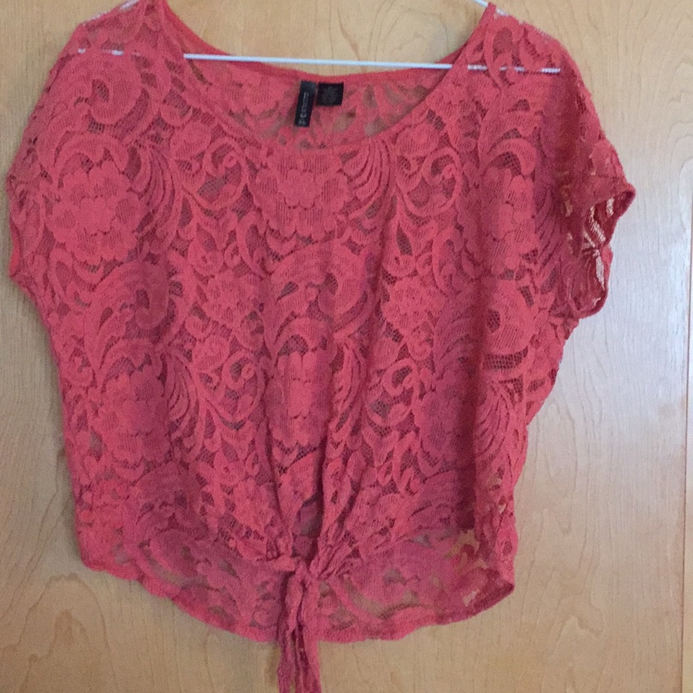 Lace crop top